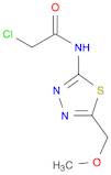 2-CHLORO-N-[5-(METHOXYMETHYL)-1,3,4-THIADIAZOL-2-YL]ACETAMIDE