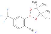 2-(4,4,5,5-Tetramethyl-1,3,2-dioxaborolan-2-yl)-4-(trifluoromethyl)benzonitrile