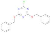 1,3,5-Triazine, 2-chloro-4,6-bis(phenylmethoxy)-