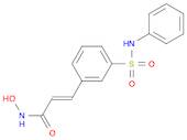 2-Propenamide, N-hydroxy-3-[3-[(phenylamino)sulfonyl]phenyl]-, (2E)-