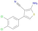 3-Thiophenecarbonitrile,2-amino-4-(3,4-dichlorophenyl)-