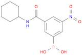 (3-(Cyclohexylcarbamoyl)-5-nitrophenyl)boronic acid