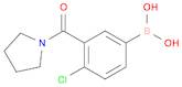4-CHLORO-3-(PYRROLIDINE-1-CARBONYL)PHENYLBORONIC ACID