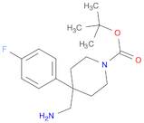4-Aminomethyl-4-(4-fluoro-phenyl)-piperidine-1-carboxylic acid tert-butyl ester