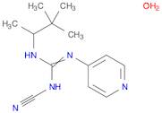 Guanidine,N-cyano-N'-4-pyridinyl-N''-(1,2,2-trimethylpropyl)-, hydrate (1:1)