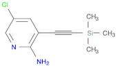 5-Chloro-3-((trimethylsilyl)ethynyl)pyridin-2-amine