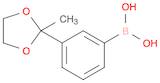(3-(2-Methyl-1,3-dioxolan-2-yl)phenyl)boronic acid