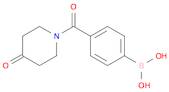 4-(4-OXOPIPERIDINE-1-CARBONYL)PHENYLBORONIC ACID