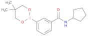N-Cyclopentyl-3-(5,5-dimethyl-1,3,2-dioxaborinan-2-yl)benzamide