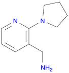 (2-Pyrrolidin-1-ylpyrid-3-yl)methylamine