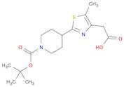 [2-[1-(TERT-BUTOXYCARBONYL)PIPERIDIN-4-YL]-5-METHYL-1,3-THIAZOL-4-YL]ACETIC ACID