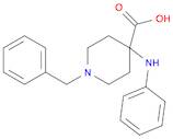 4-Anilino-1-benzyl-4-piperidinecarboxylic acid