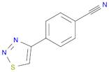 Benzonitrile,4-(1,2,3-thiadiazol-4-yl)-