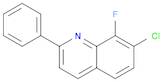 7-Chloro-8-fluoro-2-phenylquinoline
