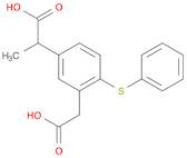 2-(3-(Carboxymethyl)-4-(phenylthio)phenyl)propanoic acid