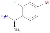 Benzenemethanamine, 4-bromo-2-fluoro-a-methyl-, (aR)-