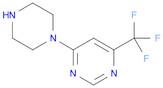 4-(1-PIPERAZINYL)-6-(TRIFLUOROMETHYL)PYRIMIDINE