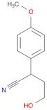 4-Hydroxy-2-(4-methoxyphenyl)butanenitrile