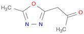 1-(5-Methyl-1,3,4-oxadiazol-2-yl)propan-2-one