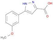 5-(3-Methoxyphenyl)-1H-pyrazole-3-carboxylic acid