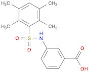 Benzoicacid, 3-[[(2,3,5,6-tetramethylphenyl)sulfonyl]amino]-