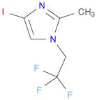 1H-Imidazole, 4-iodo-2-methyl-1-(2,2,2-trifluoroethyl)-
