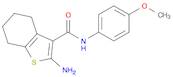 2-Amino-N-(4-methoxyphenyl)-4,5,6,7-tetrahydrobenzo[b]thiophene-3-carboxamide