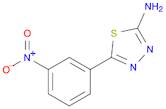 5-(3-nitrophenyl)-1,3,4-thiadiazol-2-amine