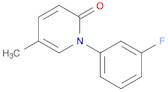 2(1H)-Pyridinone, 1-(3-fluorophenyl)-5-methyl-