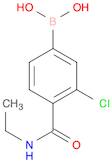(3-Chloro-4-(ethylcarbamoyl)phenyl)boronic acid