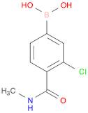 3-CHLORO-4-(N-METHYLCARBAMOYL)BENZENEBORONIC ACID