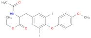Ethyl 2-acetamido-3-(3,5-diiodo-4-(4-methoxyphenoxy)phenyl)propanoate