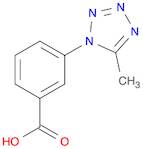 Benzoic acid, 3-(5-methyl-1H-tetrazol-1-yl)- (9CI)
