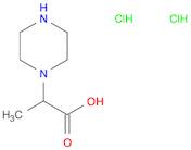 2-(Piperazin-1-yl)propanoic acid dihydrochloride