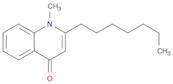 2-Heptyl-1-methylquinolin-4(1H)-one