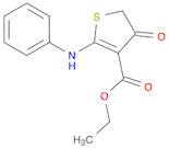 3-Thiophenecarboxylicacid, 4,5-dihydro-4-oxo-2-(phenylamino)-, ethyl ester