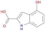 1H-Indole-2-carboxylic acid, 4-hydroxy-
