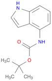 Carbamic acid,1H-indol-4-yl-, 1,1-dimethylethyl ester (9CI)