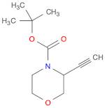 4-Morpholinecarboxylic acid, 3-ethynyl-, 1,1-dimethylethyl ester