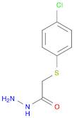 2-((4-Chlorophenyl)thio)acetohydrazide