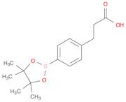 3-(4-(4,4,5,5-Tetramethyl-1,3,2-dioxaborolan-2-yl)phenyl)propanoic acid
