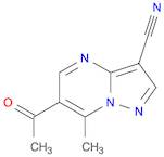 6-Acetyl-7-methylpyrazolo[1,5-a]pyrimidine-3-carbonitrile