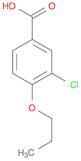 3-CHLORO-4-PROPOXYBENZOIC ACID