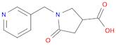 5-OXO-1-(3-PYRIDINYLMETHYL)-3-PYRROLIDINECARBOXYLIC ACID