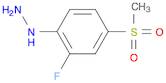2-Fluoro-4-(methylsulphonyl)phenylhydrazine