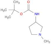 Carbamic acid, (1-methyl-3-pyrrolidinyl)-, 1,1-dimethylethyl ester (9CI)