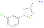 C-[2-(3-CHLORO-PHENYL)-THIAZOL-4-YL]-METHYLAMINE