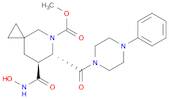 (6S,7S)-Methyl 7-(hydroxycarbamoyl)-6-(4-phenylpiperazine-1-carbonyl)-5-azaspiro[2.5]octane-5-carboxylate