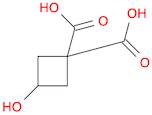 1,1-Cyclobutanedicarboxylic acid, 3-hydroxy-