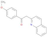 1-(4-Methoxyphenyl)-2-quinolin-2-ylethanone